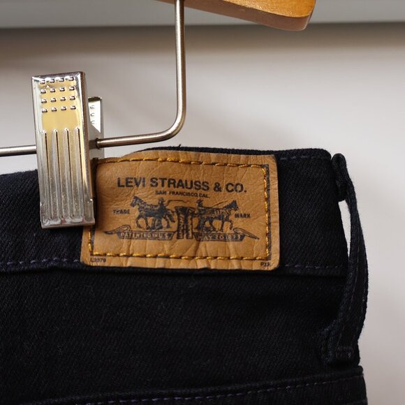 Levis 515 Womens Bootcut Black Denim Jeans Size 8M Made In Colombia - Picture 7 of 15